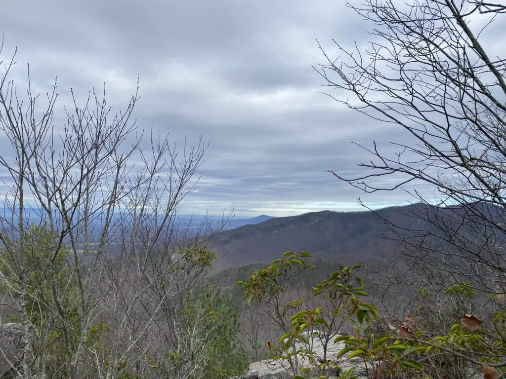 View from riprap trail