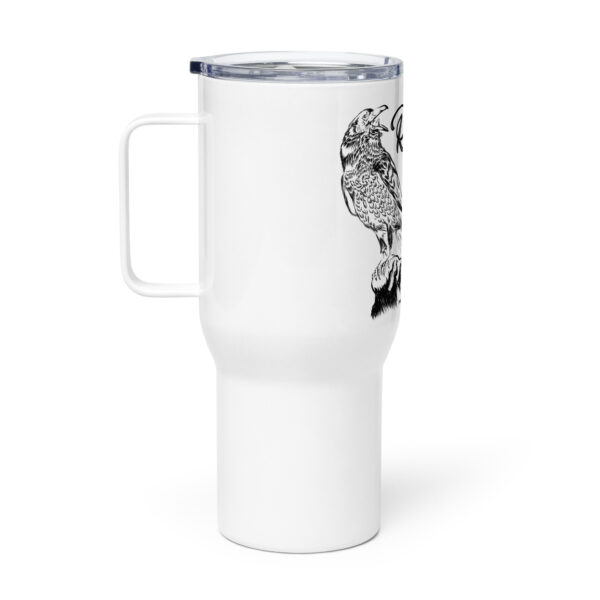 Ridge Raven Travel mug with a handle - Image 3