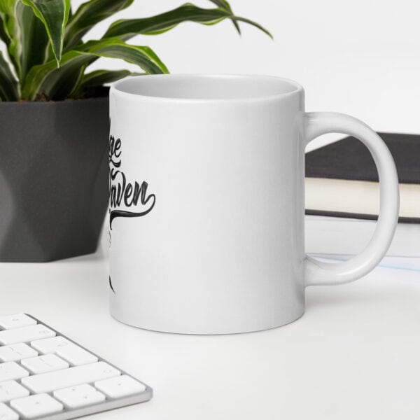 Ridge Raven White glossy mug - Image 10