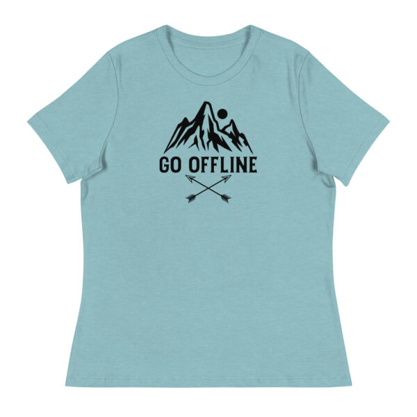 Go Offline Women's Relaxed T-Shirt - Image 4