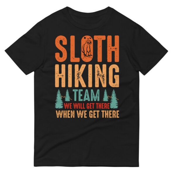 Sloth Hiking Team Short-Sleeve T-Shirt - Image 2