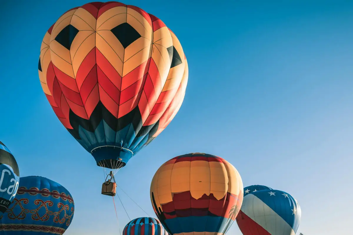 hot air balloons