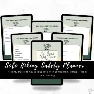Solo Hiking Safety Planner for Women